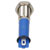 R-TECH 657018 Panel Indicator 6mm Flat 24V Blu Nickel Brass