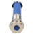 R-TECH 657018 Panel Indicator 6mm Flat 24V Blu Nickel Brass