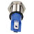 R-TECH 657030 Panel Indicator 8mm Domed 24V Red Nickel Brass