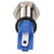R-TECH 657031 Panel Indicator 8mm Domed 24V Grn Nickel Brass