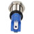 R-TECH 657032 Panel Indicator 8mm Domed 24V Yel Nickel Brass