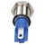 R-TECH 657034 Panel Indicator 8mm Domed 24V Whi Nickel Brass
