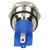 R-TECH 657056 Panel Indicator 14mm Flat 24V Grn Nickel Brass