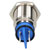 R-TECH 657067 Panel Indicator 16mm Flat 24V Yel Nickel Brass
