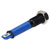 R-TECH 657078 Panel Indicator 6mm Flat 24V Blu Black Plated Brass