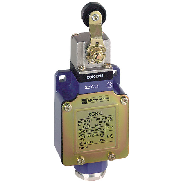 Telemecanique XCKL115 Plastic Roller NC+NO Snap OsiSense Limit Switch Telemecanique XCKL115 Plastic Roller NC+NO Snap OsiSense Limit Switch