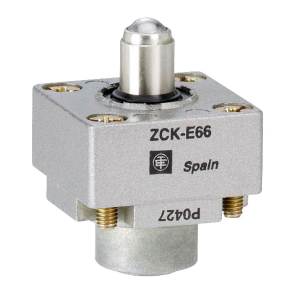Telemecanique ZCKE66 Steel Ball Bearing Plunger Limit Switch Head