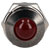 Bulgin DX1118/RD 6.1mm Mount Hole Red 2V Chrome Panel Indicator