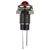 Bulgin DX1118/RD 6.1mm Mount Hole Red 2V Chrome Panel Indicator