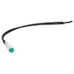 Bulgin L295000NAE 8mm Mounting Hole Green 230V Neon Leaded Panel Indicator