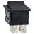 Bulgin C1350AAAAA DPST Non Illuminated Black Panel Mount Rocker Switch