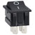 Bulgin C1350ALAAF DPST Non Illuminated Black Panel Mount Rocker Switch