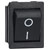 Bulgin C1350ALAAF DPST Non Illuminated Black Panel Mount Rocker Switch