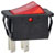 Bulgin C1353ABNAC DPST Illuminated Red Panel Mount Rocker Switch