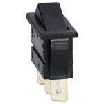Bulgin C1520ALAAE SPST On-Off-On Non Illuminated Black Panel Rocker Switch