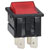 Bulgin C1553ATNAE DPST Illuminated Off-On Red Panel Mount Rocker Switch