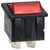 Bulgin C1553ATNAE DPST Illuminated Off-On Red Panel Mount Rocker Switch