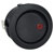 Bulgin R13112BLAB SPST Illuminated Off-on Black Round Rocker Switch