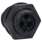 Bulgin PX0412/03P 3 Pole Front Panel Mount Circular Connector Plug