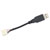 Bulgin 14193 Type A Plug to Board-In Crimp Terminal Black USB Cable Assemble