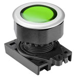 TruComponents 660013 Pushbutton Button Green (transparent)