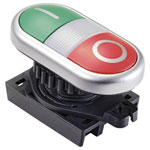 TruComponents 660017 Double head pushbutton Green/Red