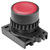 TruComponents 660019 Pushbutton round Red