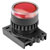 TruComponents 660020 Pushbutton round Red (transparent)