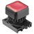 TruComponents 660021 Pushbutton square Red