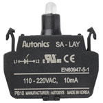 TruComponents 660055 LED Yellow 110 V/240 V