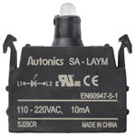 TruComponents 660059 LED Yellow 110 V/240 V