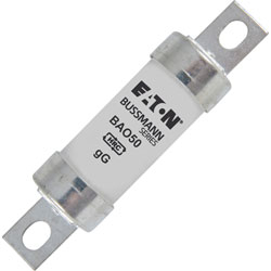 Bussmann BAO50 50A 500Vac BS88 gG Bolted Tag A3 British Standard Fuse