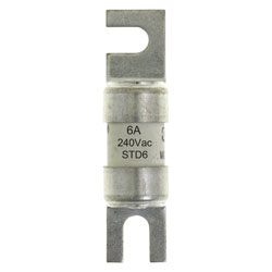 Bussmann STD6 6A 240Vac Street Lighting Fuse