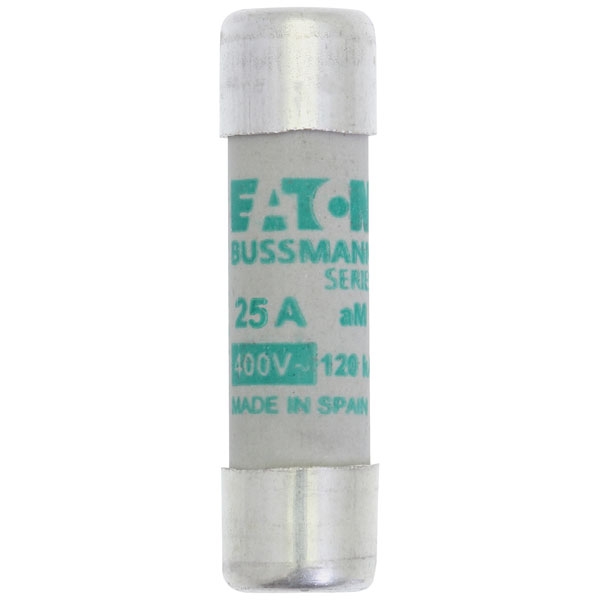 Bussman C10M25 25A AM 500Vac 10x38mm Cylindrical Fuse | Rapid Electronics