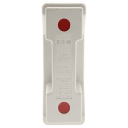 Bussmann RS100HWH 100A Front Connected White Red Spot Fuse Holder