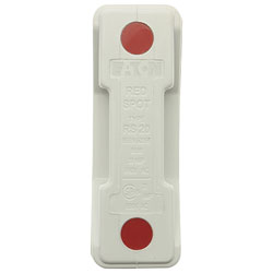 Bussmann RS20HWH 20A Front Connected White Red Spot Fuse Holder