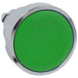 Schneider ZB4BA3 Green Flush Push Button Head