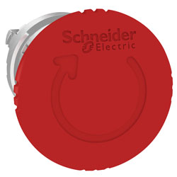 Schneider ZB4BS844 Red E-Stop Latching Switch Head