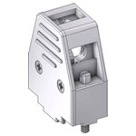 Deltron Connectors DCM09UN4 D-SUB housing pins 9 Plastic, 180 ° 45 ° Metal