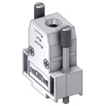 Deltron Connectors CTLM09M2.5 D-SUB housing pins 9 Plastic, 180 ° Metal