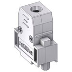 Deltron Connectors CTLM09RM3 D-SUB housing pins 9 Plastic, 180 ° Metal