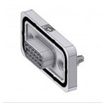 Deltron Connectors HD-DWM15SY/2M86UN D-SUB socket 180 ° pins 15 Soldering Pins