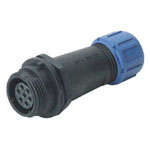 Deltron Connectors DELKSP1311/S4I DIN connector Socket, straight Total pins 4