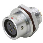 Deltron Connectors DELMSF1212/S3 DIN connector Socket, built-in Total pins 3