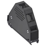 Deltron Connectors DCE 37 D-SUB housing pins 37 Plastic 180 ° 45 ° Black