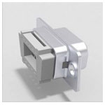 Deltron Connectors DTS09PFC/2 D-SUB plug 180 ° pins 9 Cut & Clip