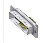 Deltron Connectors DTS 13W3 PZ/2 D-SUB hybrid 180 ° pins 13