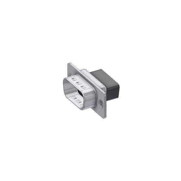 Deltron Connectors DTS09 PX D-SUB plug 180 ° pins 9 Crimp