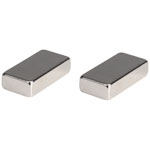 MagDev BLNI00680/N Neodymium Iron Boron 20x10x5mm N35H Block Magnet Packs of 2