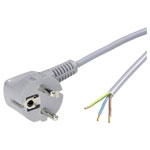 LAPP 70261136 pvc cable 1.50 m grey, right-angle plug, stripped end